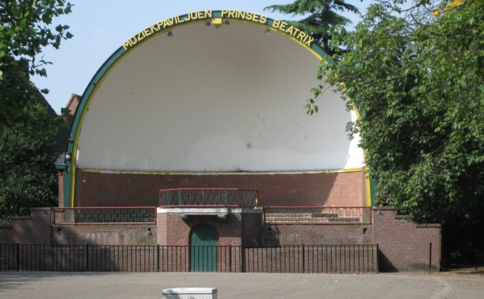 Omgevingsvergunning restauratie muziekkoepel en funderingsherstel