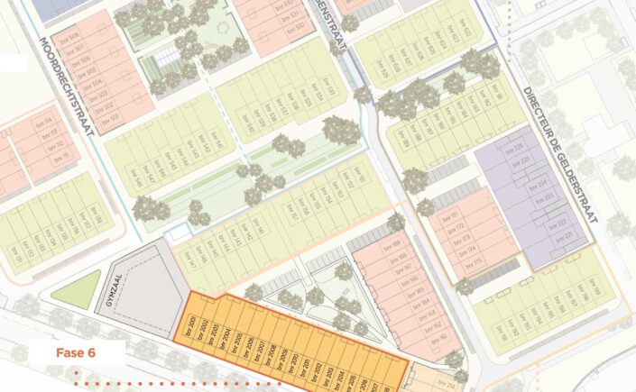 Omgevingsvergunning 18 woningen nabij Corydastraat 41 fase 6 het verborgen geheim