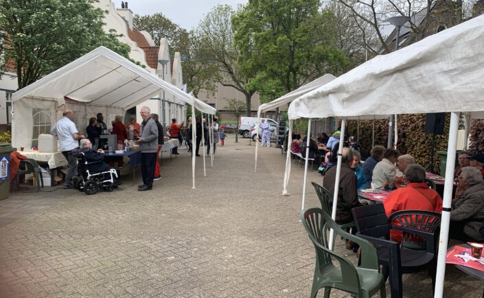 Vredesontbijt op Heijplaat