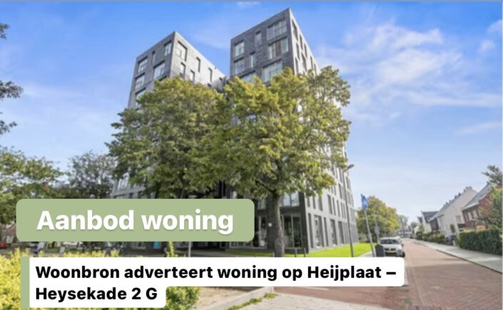 Woonbron adverteert woning op Heijplaat – Heysekade 2 G