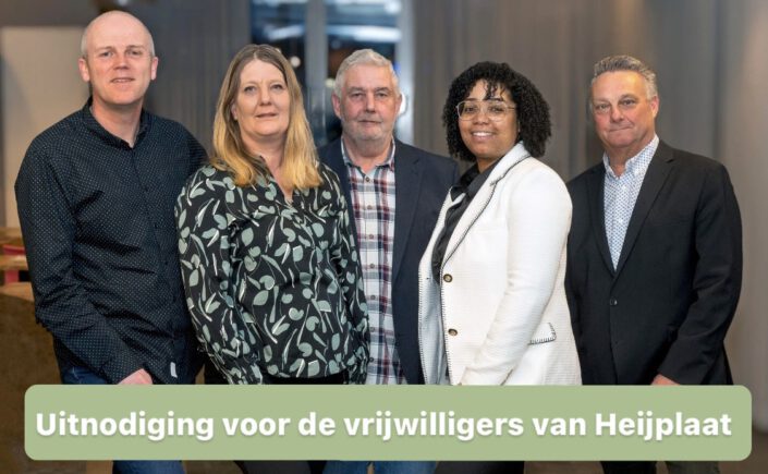 Uitnodiging voor de vrijwilligers van Heijplaat