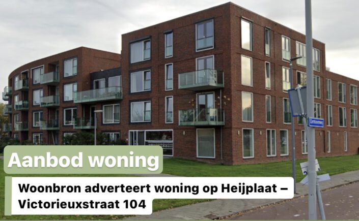 Woonbron adverteert woning op Heijplaat – Victorieuxstraat 104