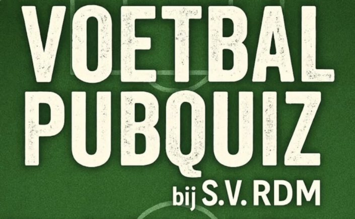 Voetbal Pubquiz bij S.V. RDM: Wie is de grootste voetbalkenner van de club?