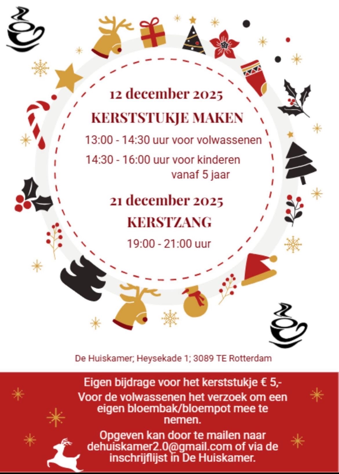 Vier de Kerst in De Huiskamer: Knutsel, Zing en Geniet Samen!