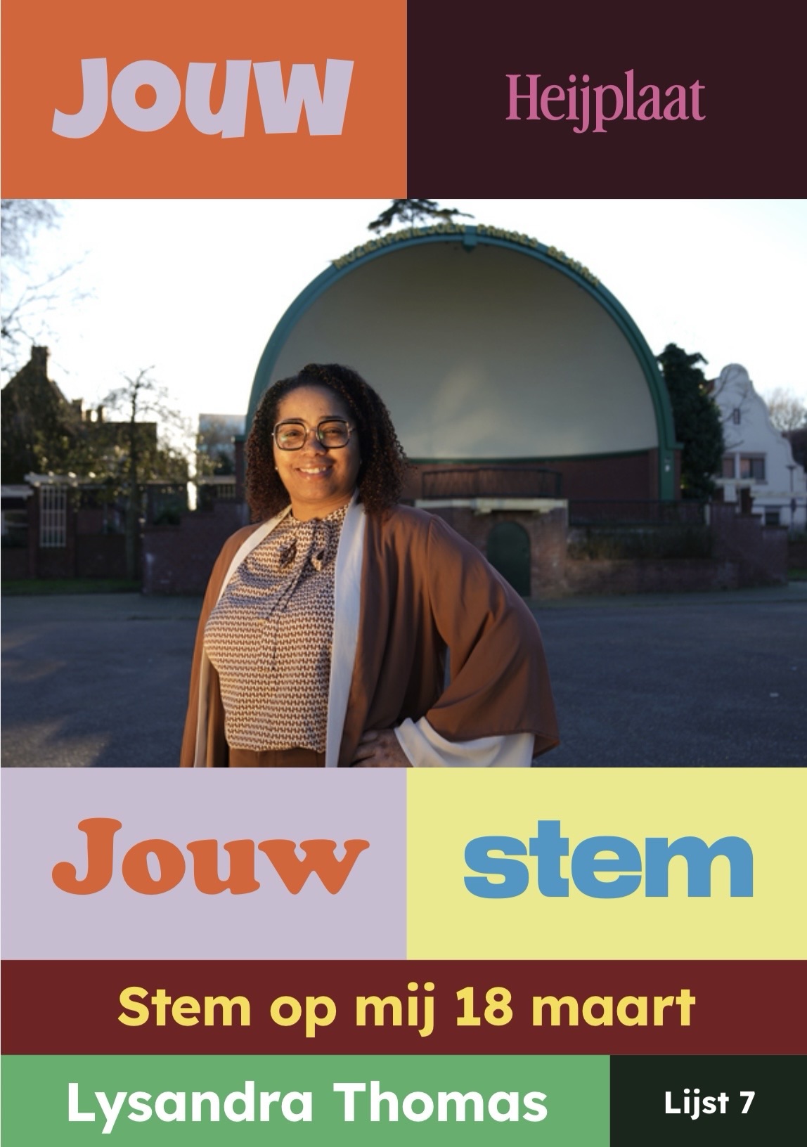 Heijplaat Kiest – De flyers: Lysandra Thomas